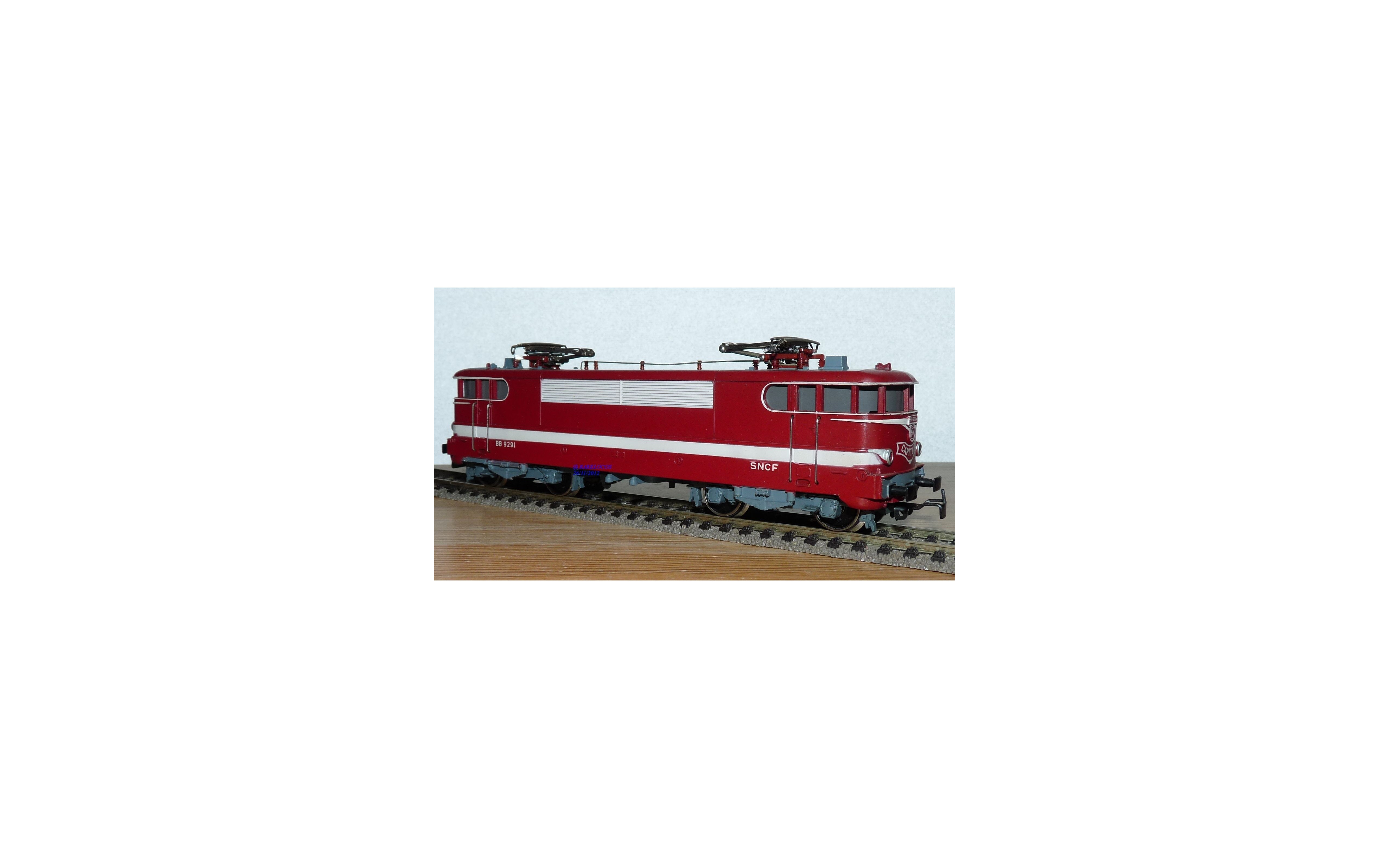 HAMO Märklin pour Fleischmann 8359 motrice BB 9291 Capitole SNCF BO