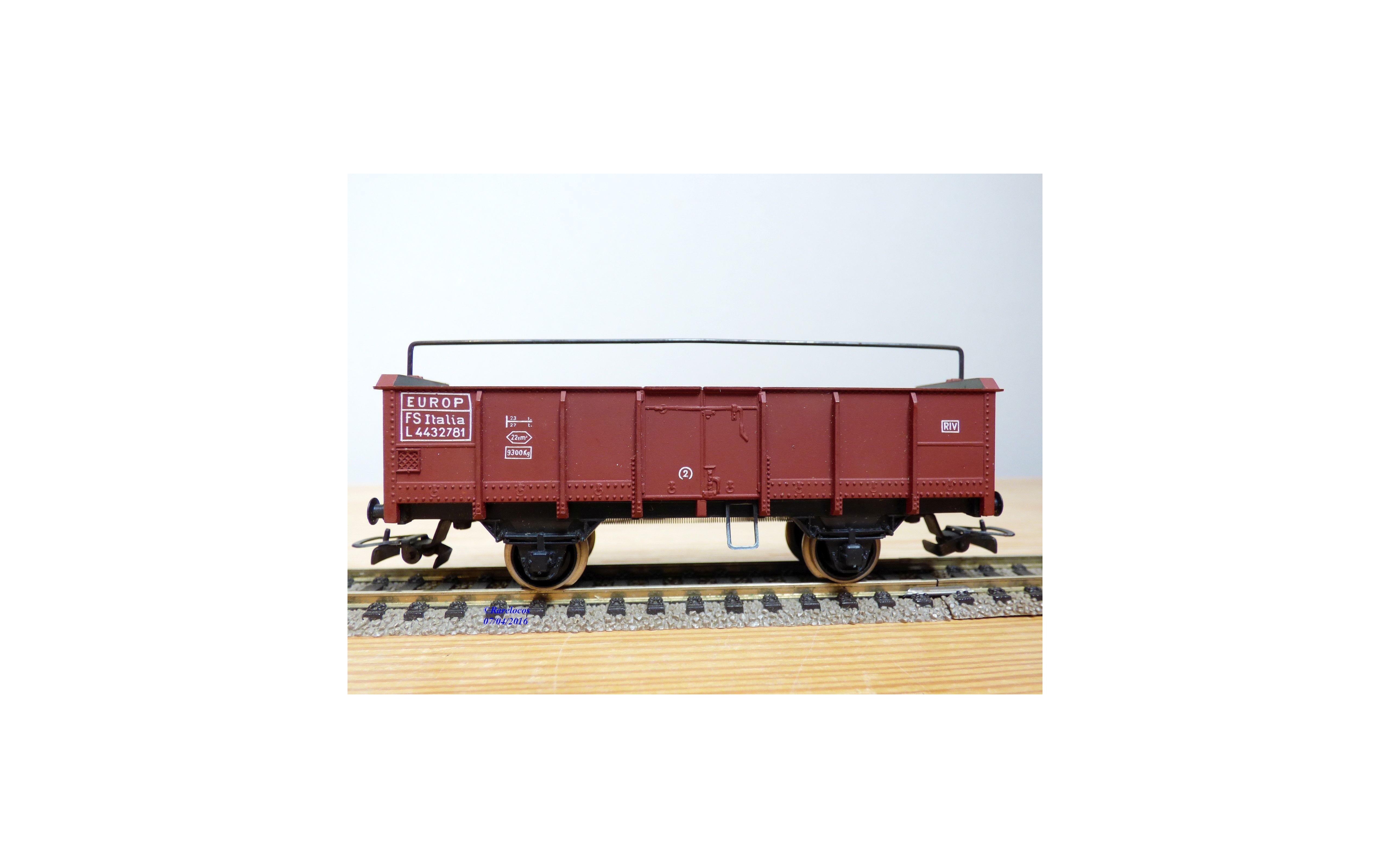 Rivarossi Wagon Tombereau Avec Chelle Type Eaos Fs Bo