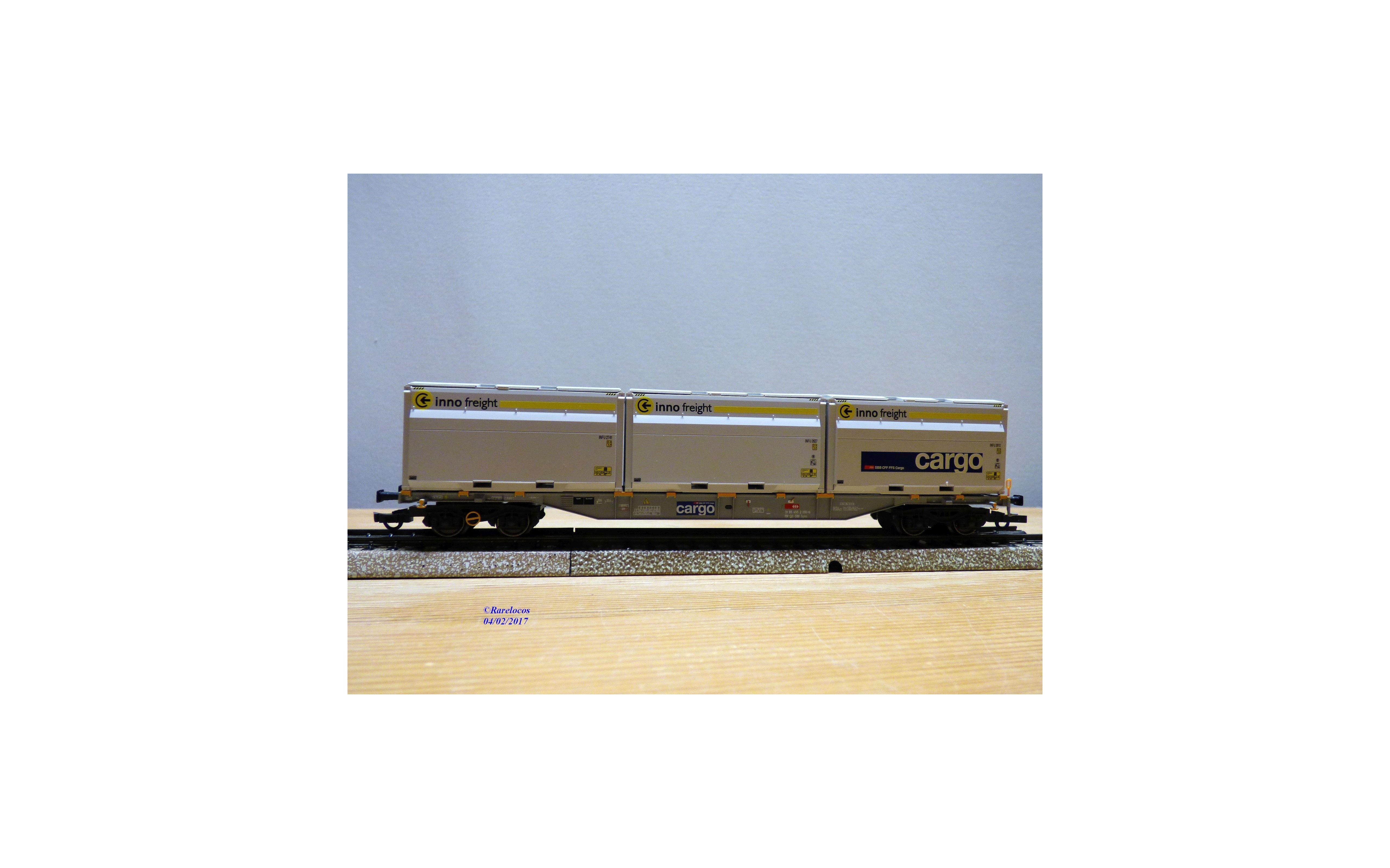 M Rklin Wagon Plat Porte Conteneur Type Sgnss Charg De