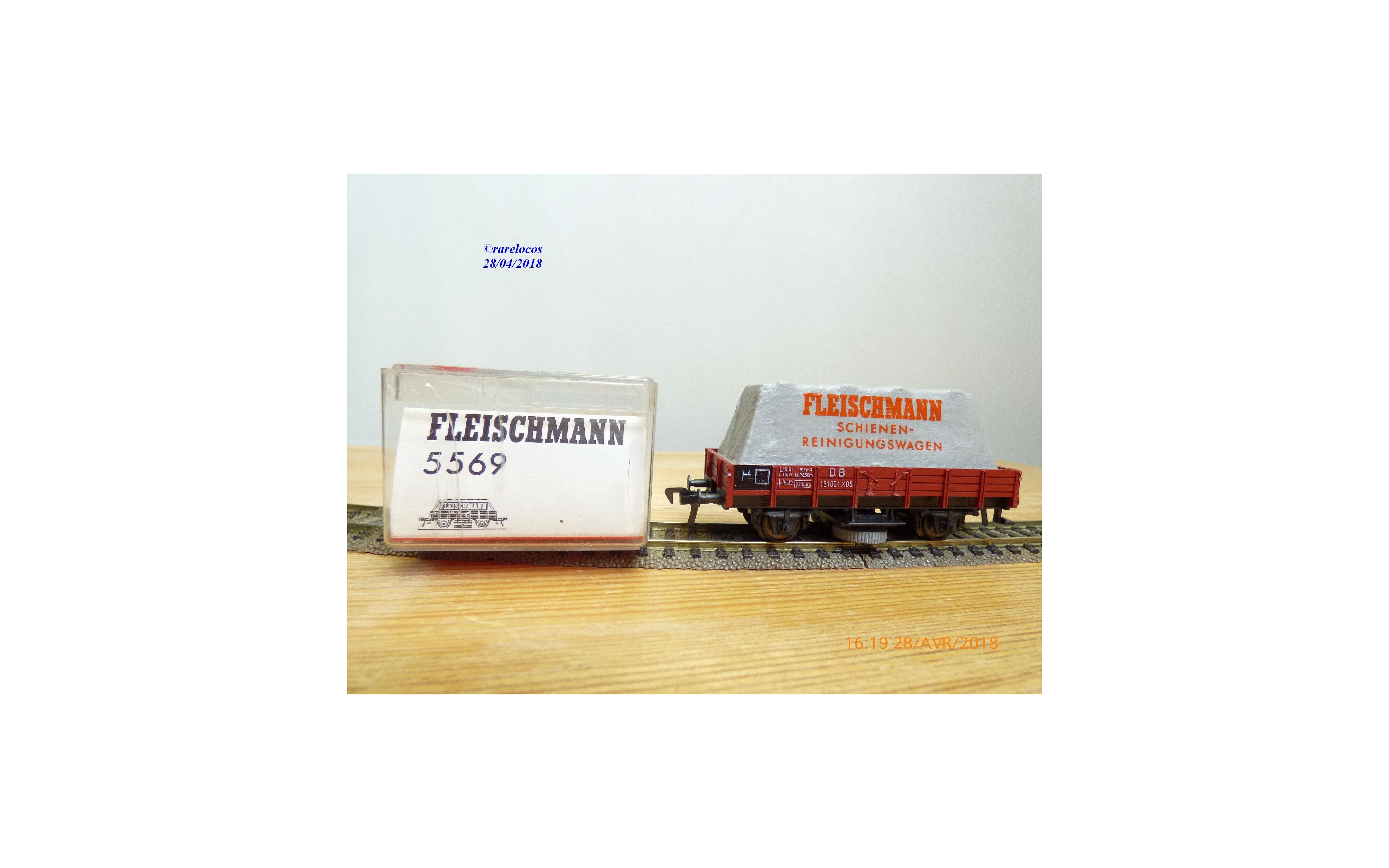 Fleischmann Wagon Nettoyeur De Voie Type Kklmmo Db Neuf Bo