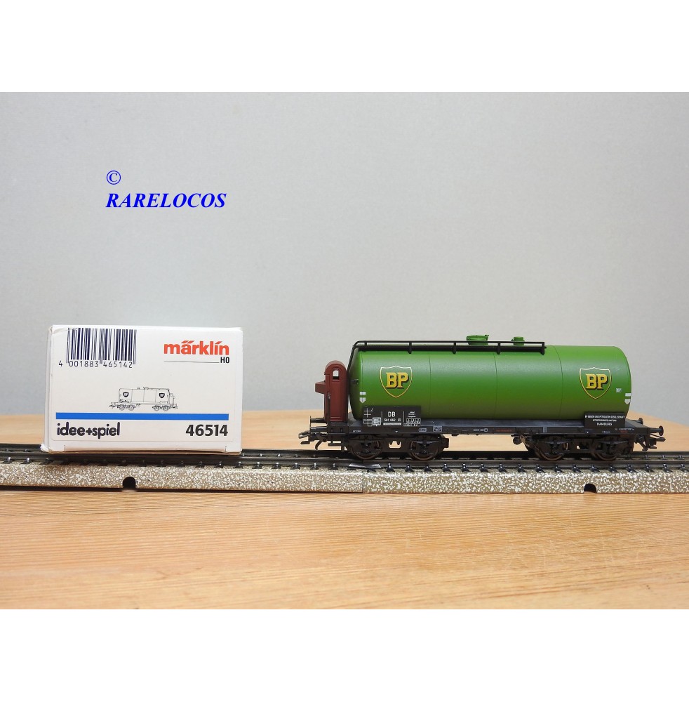 Märklin 46514 wagon citerne à guérite BP Idee Spiel DB BO