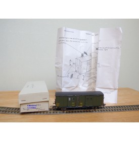 Ferhobby ????, fourgon ancien messagerie   SNCF  BO  