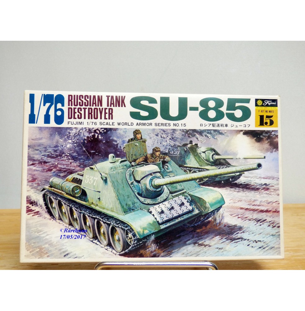 FUJIMI wa15, char chasseur de char soviétique SU-85 Neuf BO 1/76