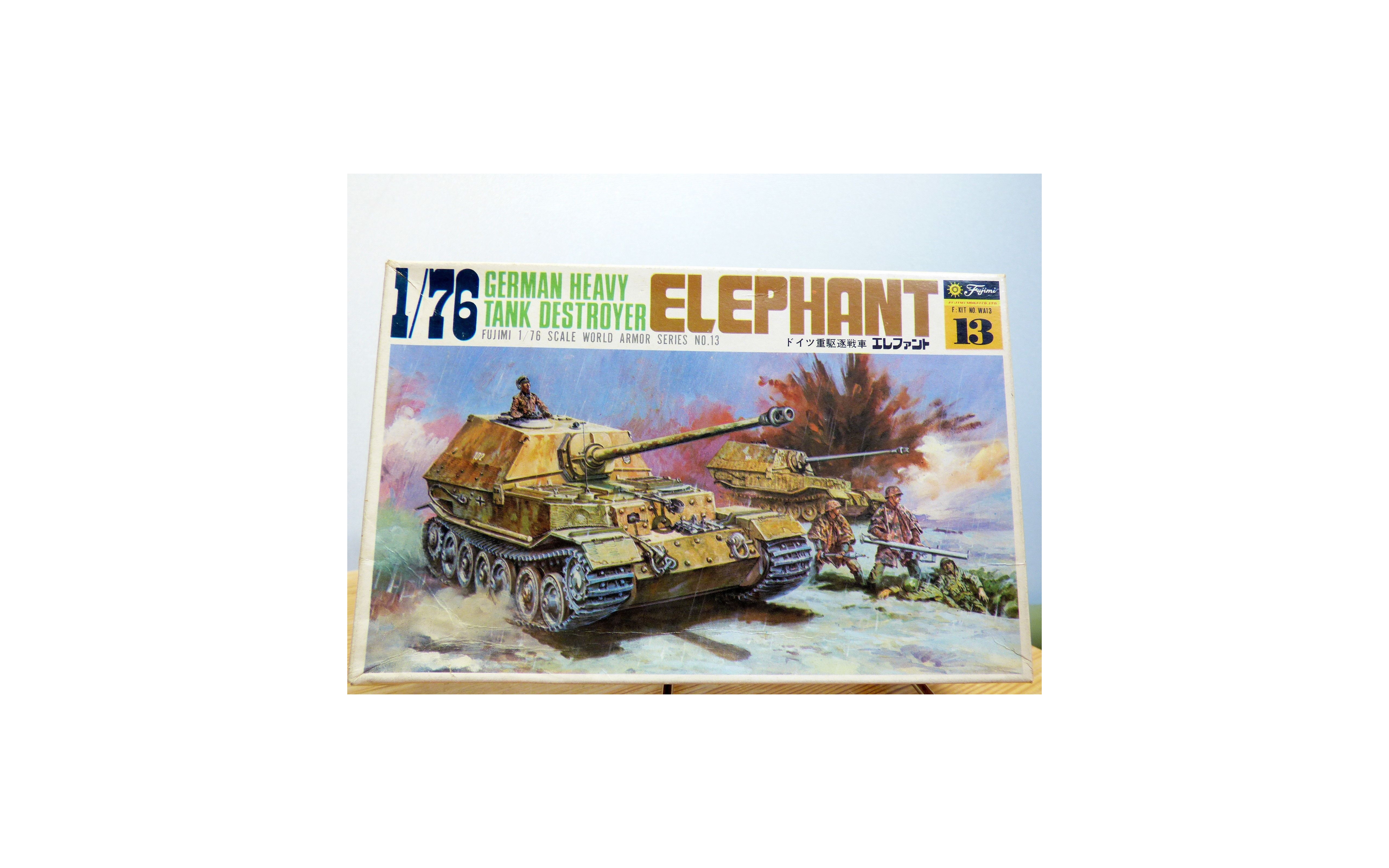 FUJIMI wa13 char chasseur de char allemand ELEPHANT Neuf BO 1 76 Ref wa13