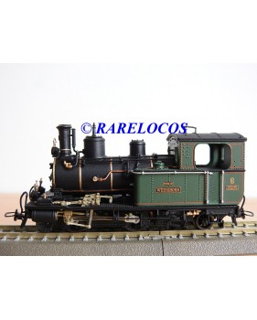 Bemo Metal Collection 1292 596, locotender à crémaillère 021 type HG 2/3 N°  6 Weisshorn DFB neuf BO (Ref: #1292 596)